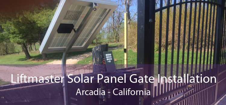 Liftmaster Solar Panel Gate Installation Arcadia - California