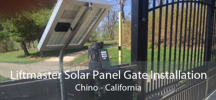 Liftmaster Solar Panel Gate Installation Chino - California