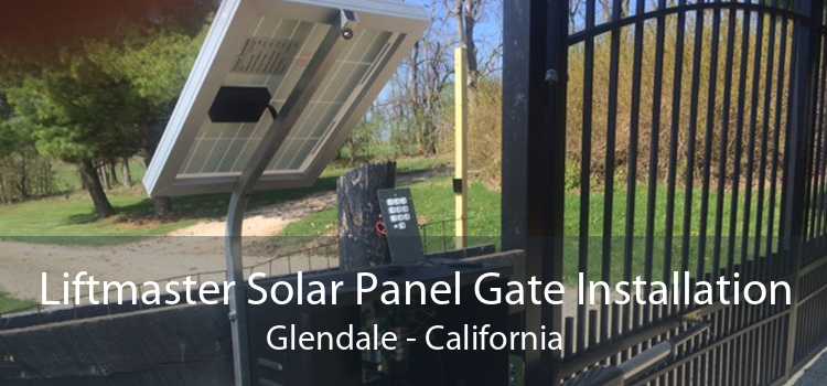 Liftmaster Solar Panel Gate Installation Glendale - California