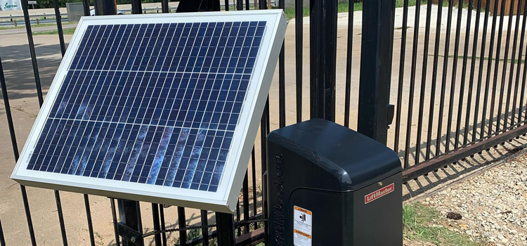Liftmaster Solar Panel Electric Gates Installation  Reseda
