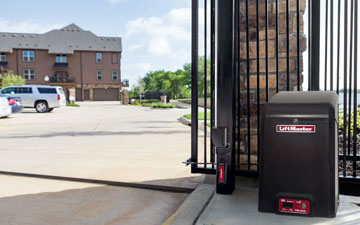 Walnut Liftmaster Solar Panel Gate Installation