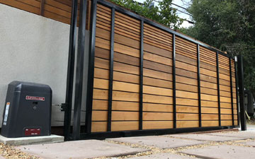 Liftmaster Electric Gate Sensor Installation in Walnut